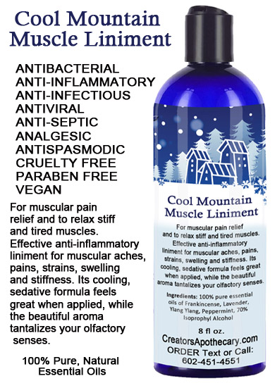 Cool Mountain Muscle Liniment, 8 oz