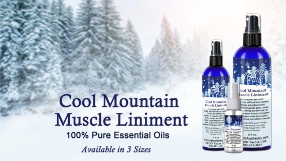 Cool Mountain Muscle Liniment Topical Solution, 20 ML, 4 oz and 8 oz ...