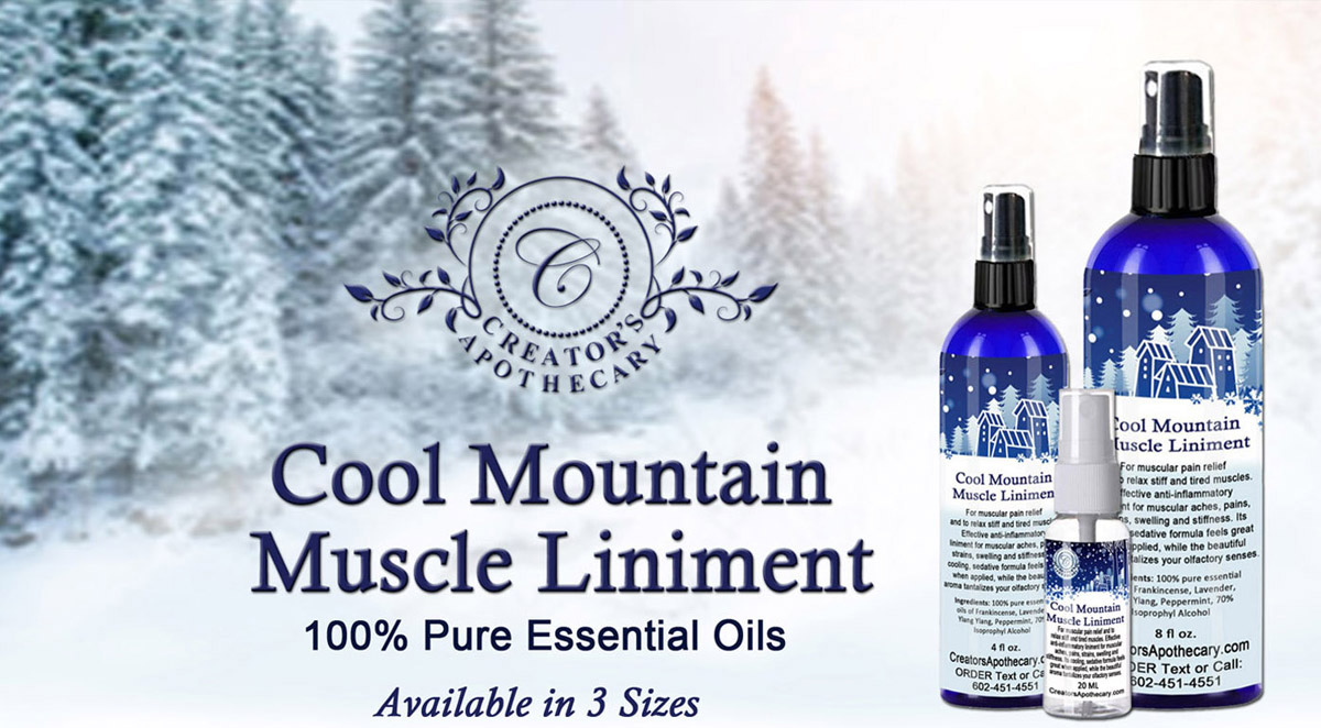 Cool Mountain Muscle Liniment for pain relief